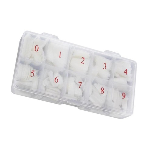 500pcs Fashion Manicure Full Cover Natural False Nails Fake Tips Tool Assortment