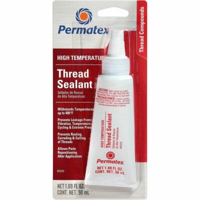 Permatex High Temperature Thread Sealant -65F to 400F 50 ml Tube Carded