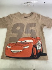 Disney Pixar Cars Lightning McQueen Short Sleeve Tee T-Shirt Toddler Boys 3T