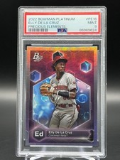 Elly De La Cruz (RC) 2022 Bowman Platinum Precious Elements #PE-16 ~ PSA Mint 9