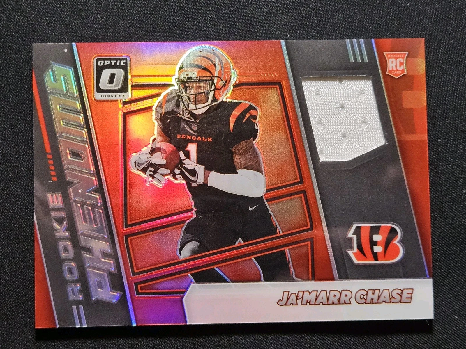 JaMarr Chase Panini Donruss Optic Rookie Phenoms Horizontal Memorabilia #RPH7 Base