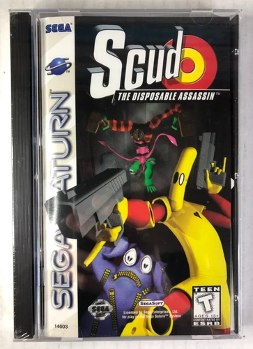 Scud: The Disposable Assassin (Sega Saturn, 1997) Brand New, Factory Sealed Rare