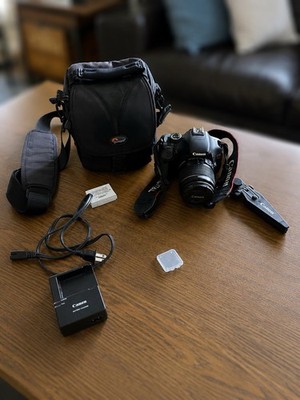 Canon EOS Rebel T3i 18.0MP Digital SLR Camera Kit - Black (5169B003)