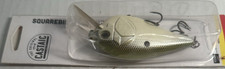 Castaic Squarebill Crankbait 4.5in White Silver Kitana Hooks Razor Sharp