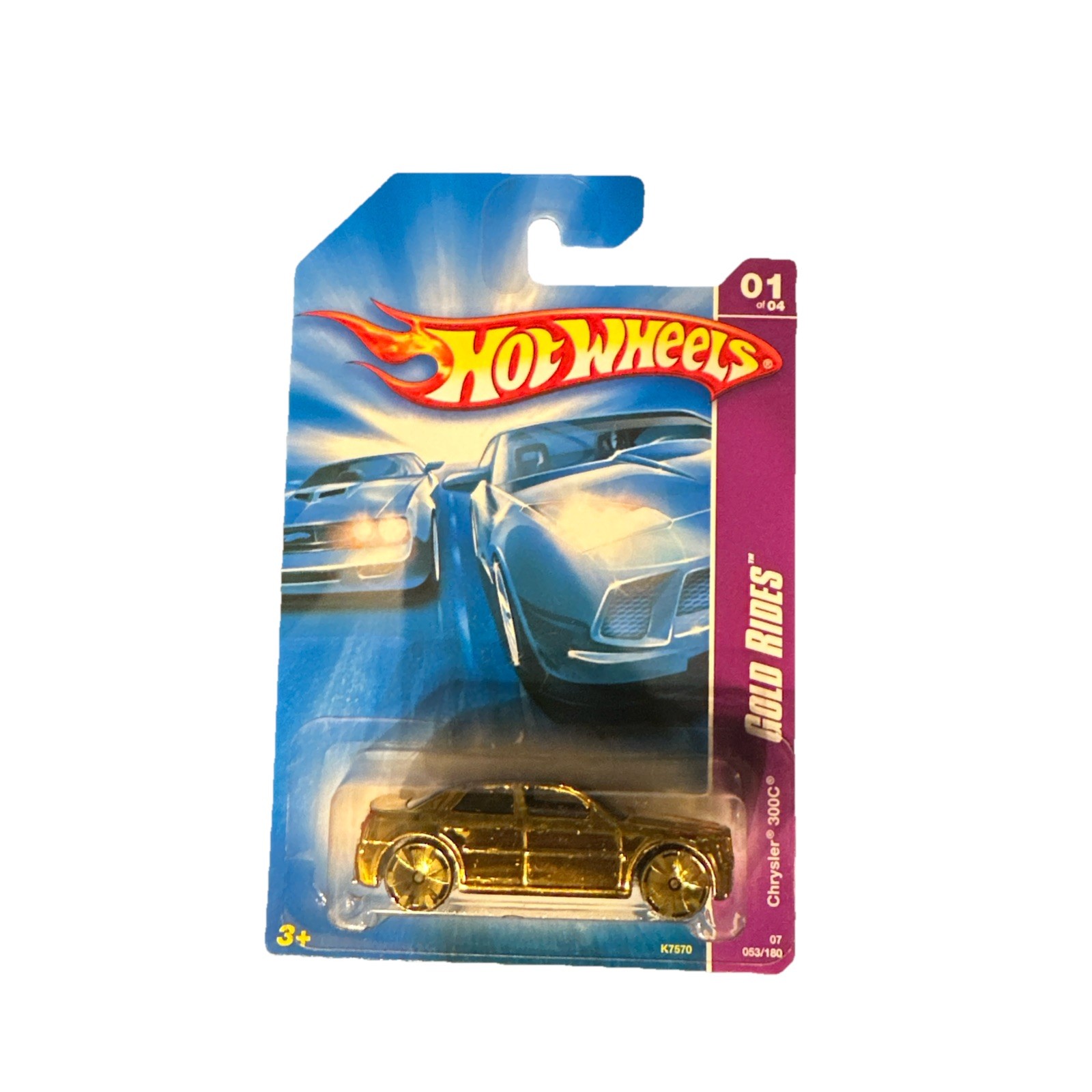 2007 Hot Wheels Gold Rides CHRYSLER 300C w/ Gold  Spoke Wheels