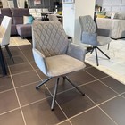 Torelli Zanetti GREY Swivel Dining Chair Ex display 1 Only