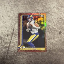 2025 Topps Chrome Football Matthew Stafford Football Leather #169
