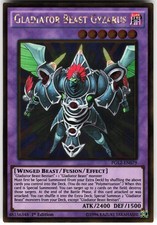 Gladiator Beast Gyzarus PGL2-EN079 Yugioh TCG Gold Rare NM