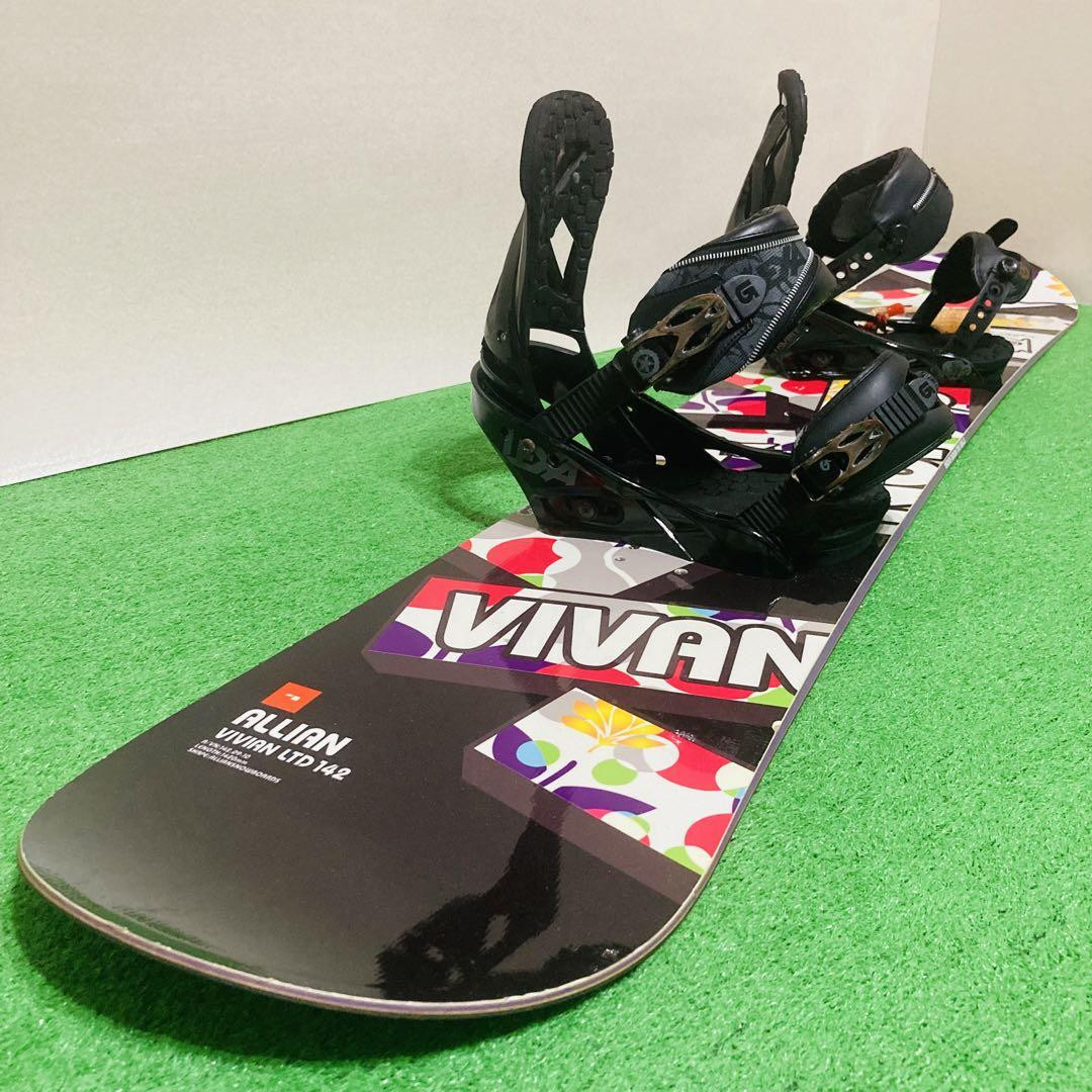 ALLIAN VIVIAN スノーボード 142(Burtonバッグ付) VIVIAN - ALLIAN SNOWBOARDS 18-19 JAPAN SITE