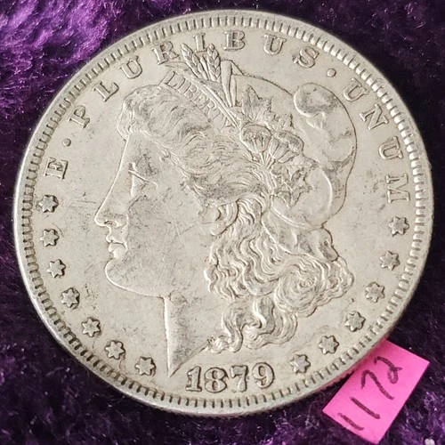 🔥NO RESERVE🔥NICE XF-AU 👀🔥1879 Morgan Silver Dollar 🚚⚡️FAST SHIPPING 1172