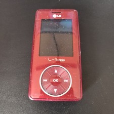 LG VX8500R Chocolate Flip Phone Verizon Burgundy UNTESTED w/ Battery