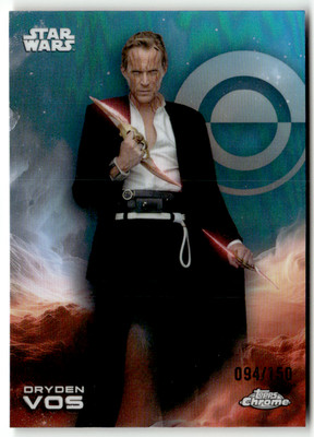 Topps 2025 Star Wars Chrome No. 35 Dryden Vos Blue Refractor 94/150