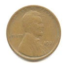 1921-S Lincoln Cent - Good Condition, Free Shipping