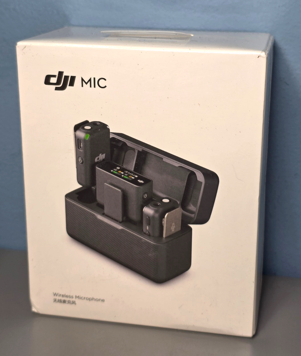 DJI Mic AST01 ASR01 Black Compact Dual Channel Wireless Microphone