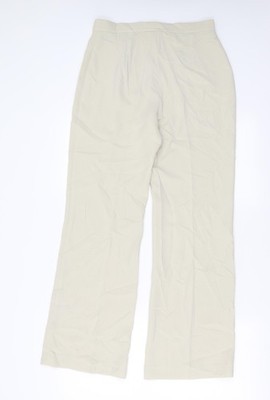 Elizabeth Emanuel Damen Beige Hose Größe 12 L30 in