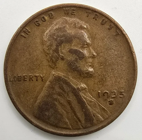 1935 S Lincoln Wheat Cent VF You Grade It! Copper Penny Type Coin Free Ship!