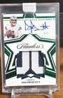 2022 FLAWLESS /5 DAK PRESCOTT STAR SWATCH SIGNATURES EMERALD #4/5 JERSEY MATCH