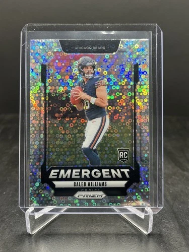 2024 Panini Prizm Football Caleb Williams RC Rookie Emergent No Huddle #1