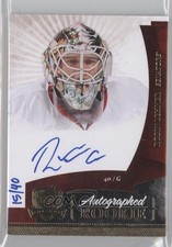 2010-11 Upper Deck The Cup Gold Rainbow 15/40 Robin Lehner #98 Auto 4f1