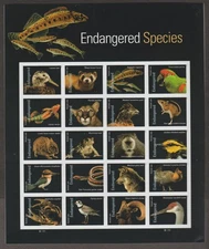 2023 US 5799 ENDANGERED SPECIES PANE OF 20 FOREVER RATE (PERFORATED) MNH