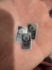 Scottsdale Silver .999 Bar Lot of 3-1Gram Bars Collectible  Bullion