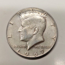 Stati Uniti USA Half dollar silver KENNEDY mezzo 1/2 $ 1967 Philadelphia