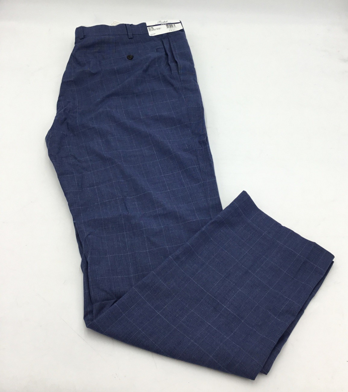 Ralph Lauren Mens Slim Fit The Comfort Flex Pants in Light Blue Sz 42W x 32L 11590₽