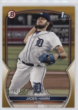 2023 Bowman Draft Gold 10/50 Jaden Hamm #BD-154 7c7