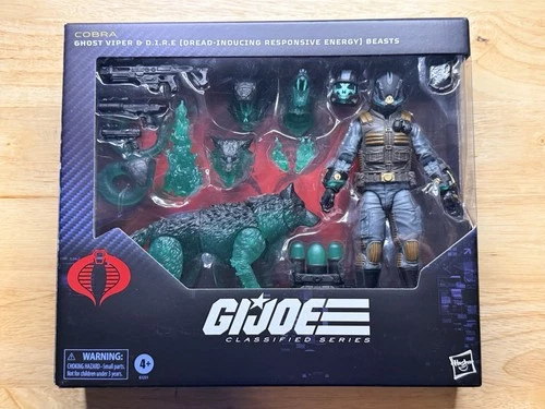G.I. Joe Classified Series #170 Ghost Viper and D.I.R.E Beast Action Figure NIB