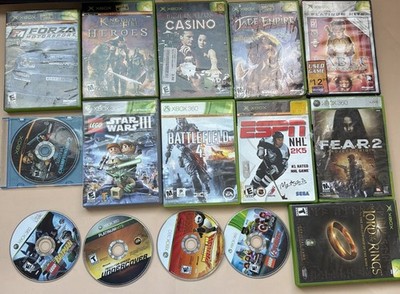 Lot of 15 Xbox & Xbox 360 Games Forza, Mortal Kombat , Etc   Untested (#A30)