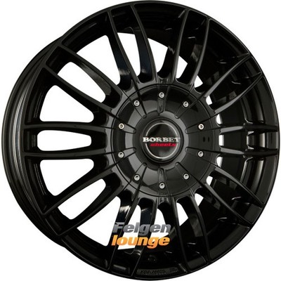 4x BORBET CW3 Black Glossy 7,5x17 ET47 5x160