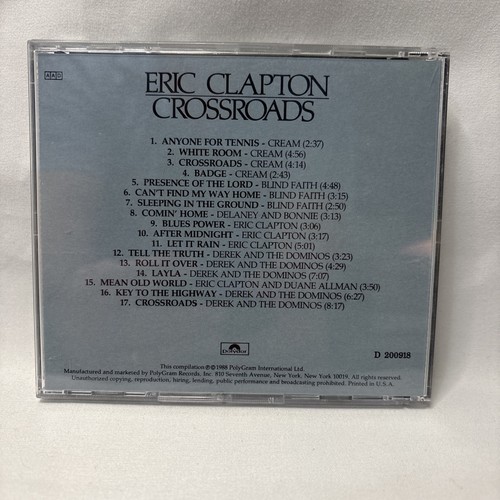 Eric Clapton Crossroads 4-CD Set (CD's and Cases Only) - Imagen 8 de 9