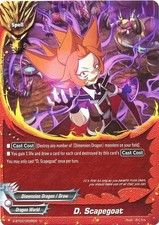 Buddyfight TCG card S-BT02/0035EN U D. Scapegoat Dimension Destroyer
