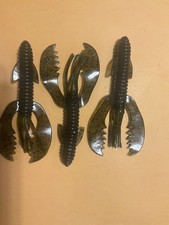 4” Swimming Craw jig trailer 50 Count bag.Color: Green Pumpkin