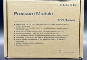 Fluke 750R29 Pressure Module Range 3000 PSIG 20MPa 200bar