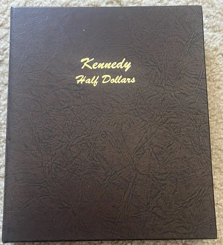 DANSCO 7166 KENNEDY HALF DOLLARS 1964-2013 NEAR COMPLETE SET 90 COINS 8 SILVER