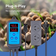AU PLUG Inkbird IHC-200 Wired Humidity Controller Hygrometer 240v Humid Measure