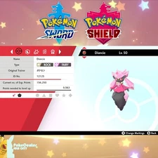 ✨Shiny Diancie ✨Event English Pokemon Center ✨ Pokemon Sword Shield ✨ UNTOUCH