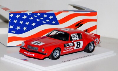 Miniature Spark 1/43 - Chevrolet Camaro N°8 IROC Daytona 1974/1975 - Allison (Prévente - Neuf)