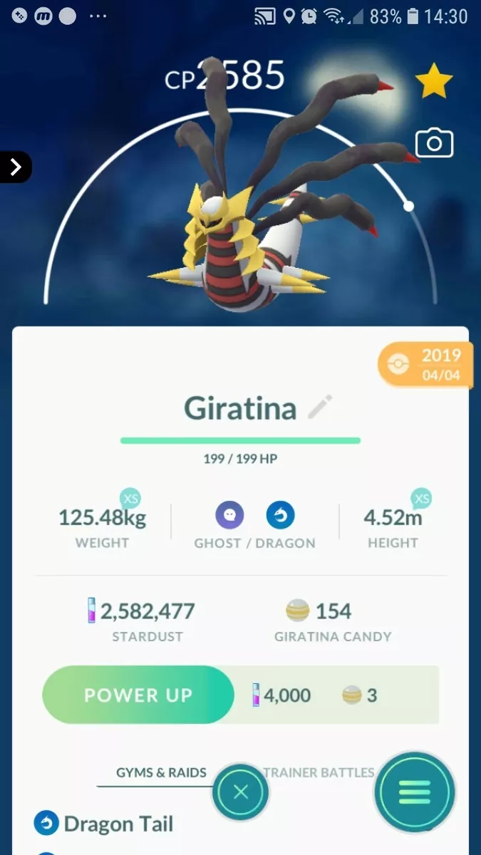 SHINY GIRATINA ORIGIN - Pokemon TRADE GO- Registered Trade - Read