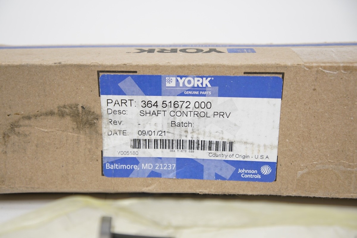 モーえ New York JOHNSON CONTROLS 364-51672-000 36451672000 Shaft Control