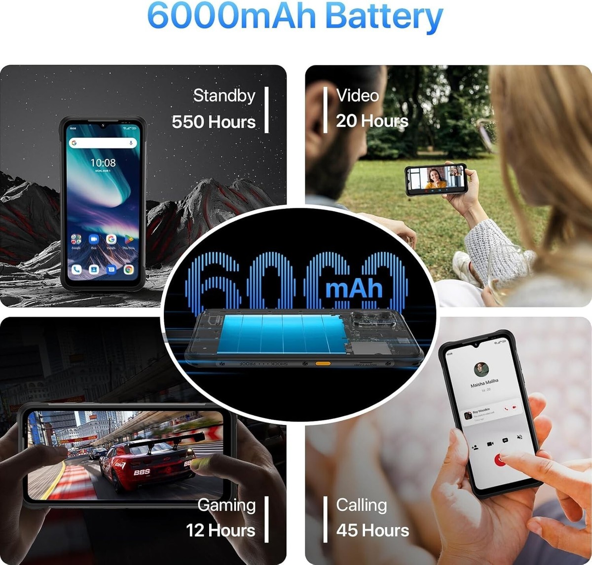 UMIDIGI BISON X20 6GB+128GB Rugged Android 13 NFC Unlocked