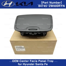 847452W000RYN OEM Genuine Center Facia Panel Tray for Hyundai Santa Fe 2013-2019
