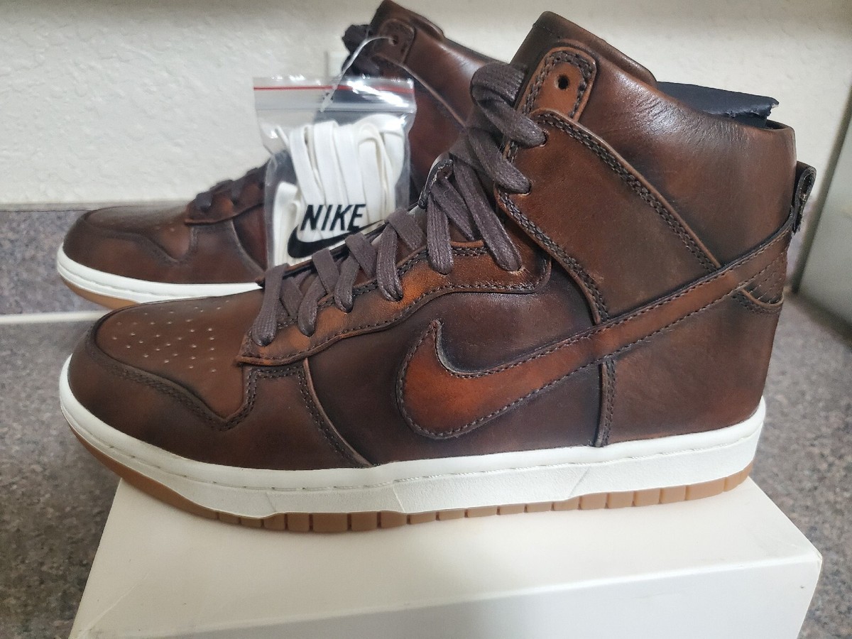 nike dunk high sp burnished leather