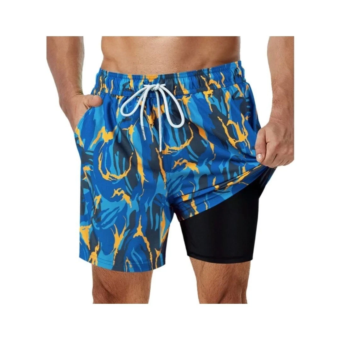 NWOT Surfcuz 2 in 1 Stretch Gym Shorts Blix Mens Size XXXL
Opens in a new window or tab