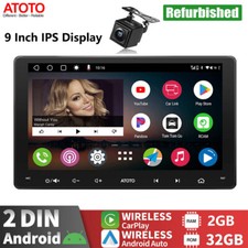 ATOTO A6 PF Android 9" Autoradio Navi Carplay Android Auto ChatGPT-AI GPS Kamera