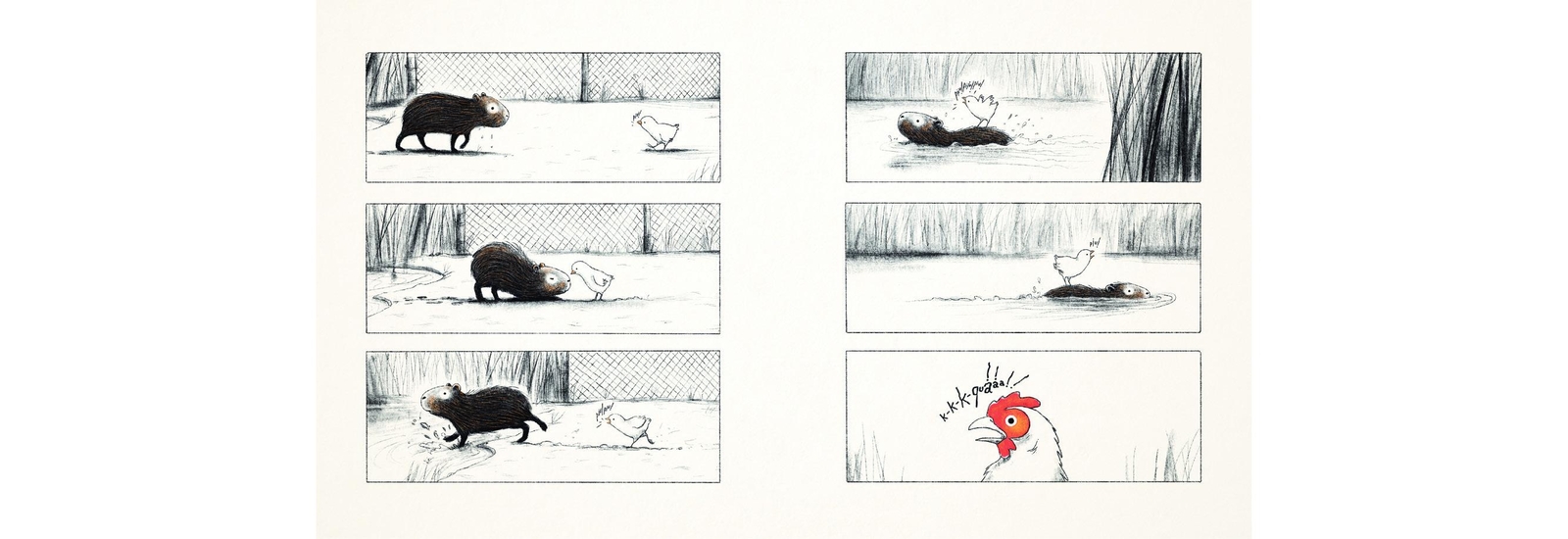 Thumbnail - Die Wasserschweine Hühnerhof Alfredo Soderguit