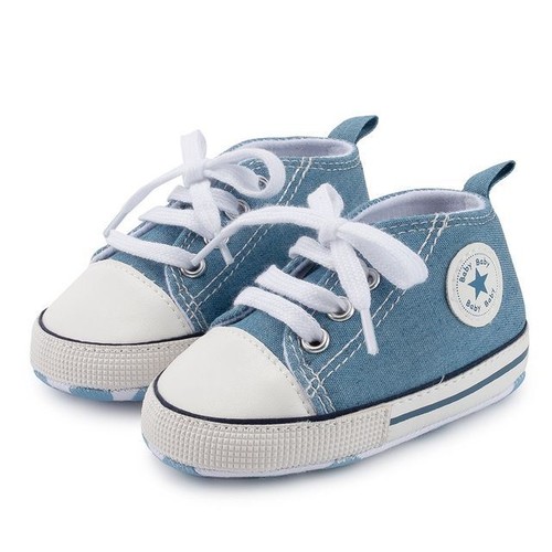 Chaussures de sport berceau bébé nourrisson garçon fille semelle souple antidérapante baskets chaussure 0-18M - Photo 13 sur 16