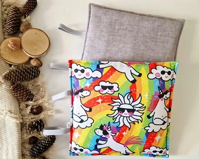 HANDMADE Sitzkissen Kinder Outdoor farbig faltbar Außen Sitzkissen Faltbar für Unterwegs