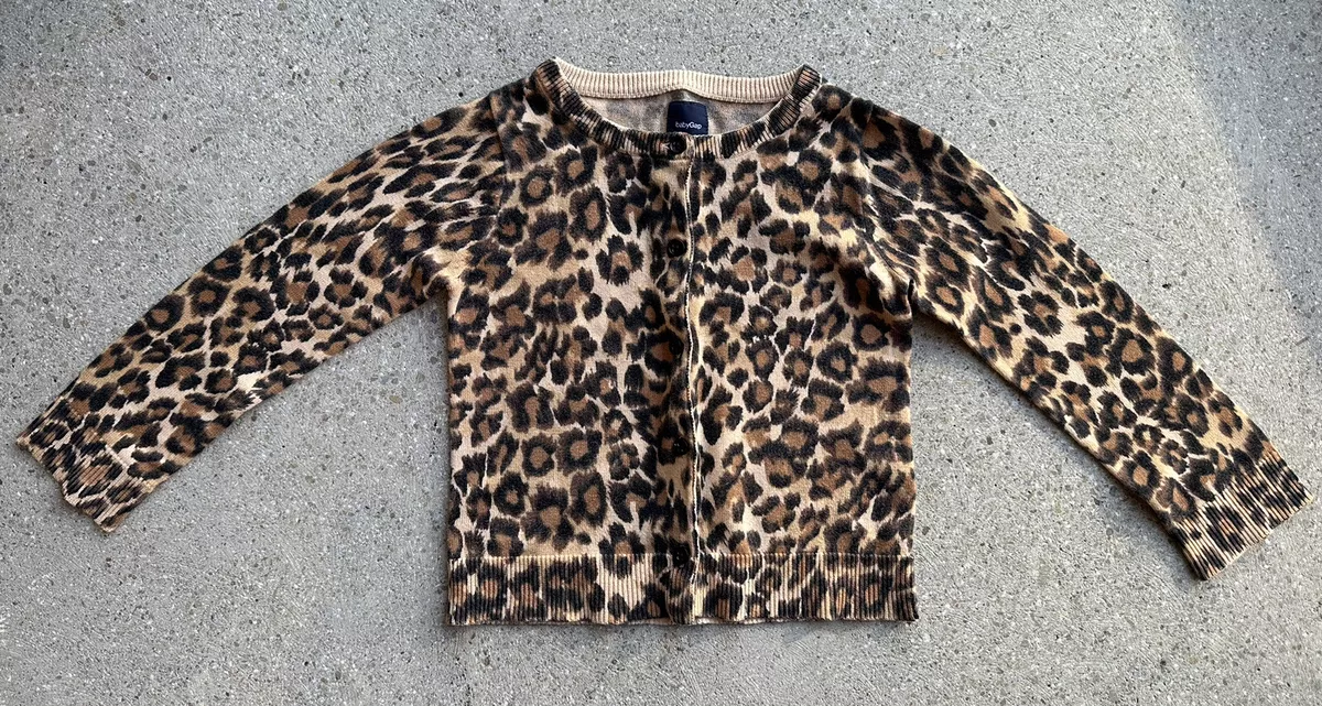 Gap leopard sweater clearance